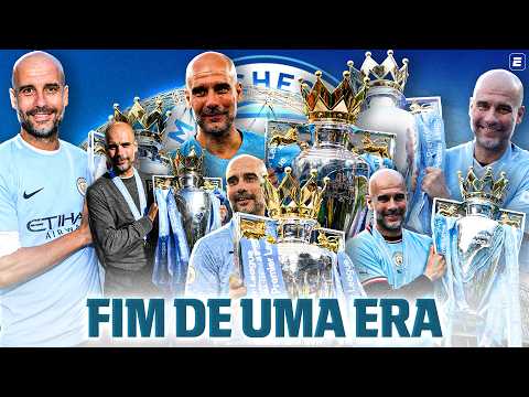 FIM DA ERA GUARDIOLA NO MANCHESTER CITY! RELEMBRE A TRAJETÓRIA VITORIOSA DE PEP NOS CITIZENS thumbnail