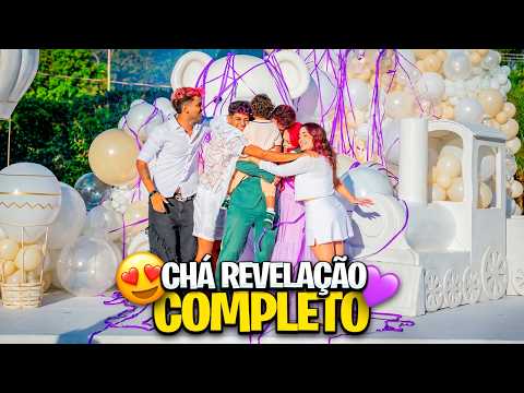 VLOG DO CHÁ REVELAÇÃO COMPLETO *menino ou menina? thumbnail