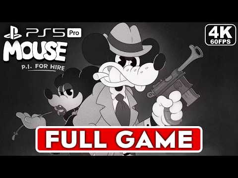 MOUSE P.I. FOR HIRE Gameplay Walkthrough FULL GAME [4K 60FPS PS5 PRO] - No Commentary thumbnail