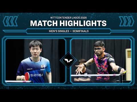 Oh Junsung vs Manush Shah | MS SF | #WTTLagos 2026 thumbnail