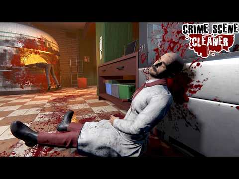 アプデがきた事件現場の死体掃除をしまくるゲームをやる【Crime Scene Cleaner】 thumbnail