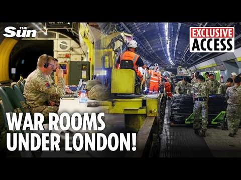 Watch: British Army simulate WW3 with Russia from London Underground bunker thumbnail