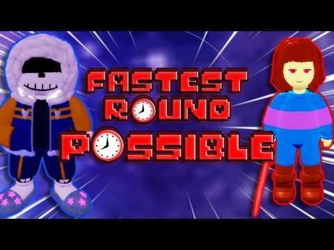 What Is The Fastest Possible Round In Undertale Last Corridor: Painful Memories? | Roblox thumbnail