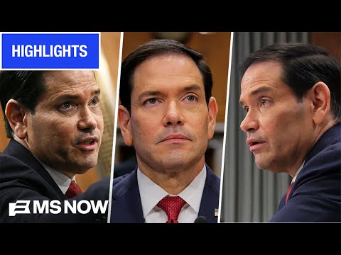 Marco Rubio's HEATED moments with Senate on Iran, outbreaks, missing funds | MS NOW Highlights thumbnail