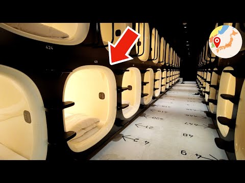 Cheap Capsule Hotel Experience in Japan 😪🛌 9h ninehours Hakata Travel Vlog カプセルホテル 格安 ナインアワーズ 博多 thumbnail