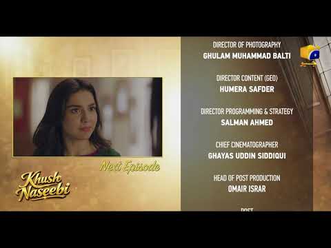 Khush Naseebi Episode 50 Teaser - Geo Entertainment thumbnail