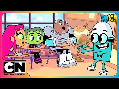Teen Titans Go! Throwback Thursday 🎒 | Back To School Funny Moments | Cartoon Network Asia thumbnail