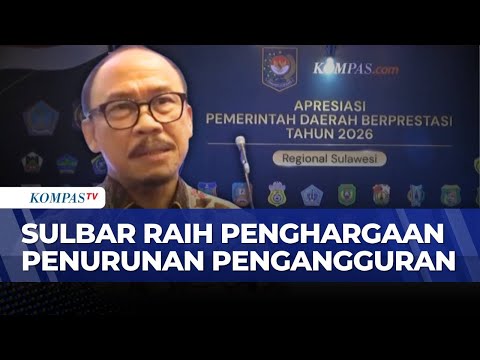 Sulawesi Barat Raih Penghargaan Penurunan Pengangguran Terbaik dan Bantuan Rp3 Miliar thumbnail