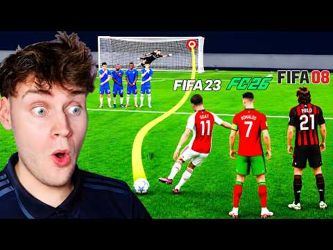 1 GOL Z RZUTU WOLNEGO W KAŻDEJ FIFIE! ⚽ thumbnail