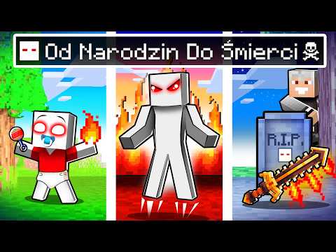 OD NARODZIN DO ŚMIERCI jako "NO" z WOJANOWIC w Minecraft! thumbnail