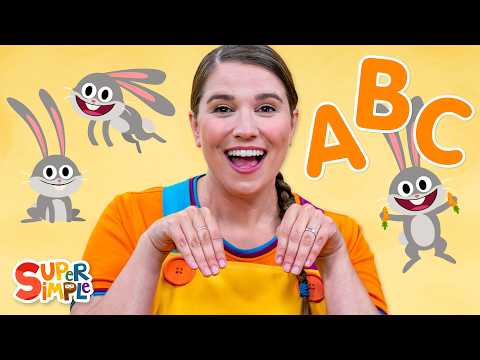 ABC Hop | Preschool Bunny Hop Fun! | Learn Your Alphabet @SuperSimplePlay  | Super Simple ABCs thumbnail