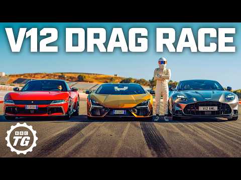 Ferrari 12C vs Lamborghini Revuelto vs Aston Martin Vanquish! | 4K thumbnail