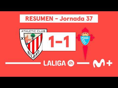 Athletic Club de Bilbao 1-1 RC Celta | LALIGA EA SPORTS (Jornada 37) - Resumen | Movistar Plus thumbnail