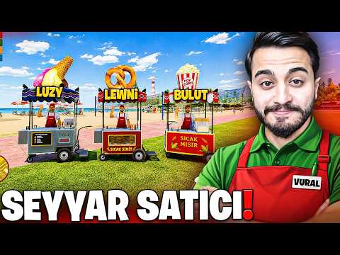SEYYAR SATICI OLUP SOKAKTA SOSİSLİ ve TOP DONDURMA SATIYORUZ! Ekiple Seyyar Satıcı Simülatör thumbnail