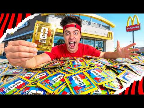 COMPREI 1000 PACOTINHOS DO MC DONALD'S PARA COMPLETAR O ÁLBUM DA COPA thumbnail