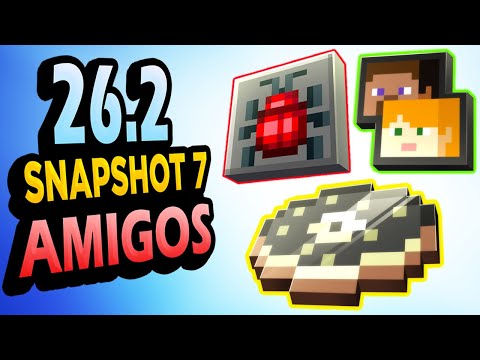 ✅ LISTA de AMIGOS, Disco BOUNCE 👉 26.2 Snapshot 7 Minecraft thumbnail