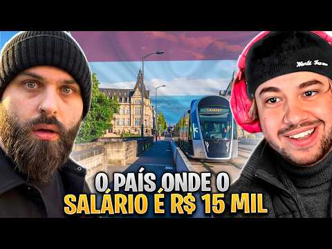 O PAÍS QUE TEM R$15 MIL REAIS DE SALÁRIO MINIMO! - React Fe Leal thumbnail