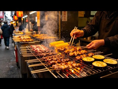【LIVE】Popular street food, all kinds of fried skewers thumbnail
