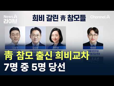 靑 참모 출신 희비교차…7명 중 5명 당선 / 채널A / 뉴스A 라이브 thumbnail