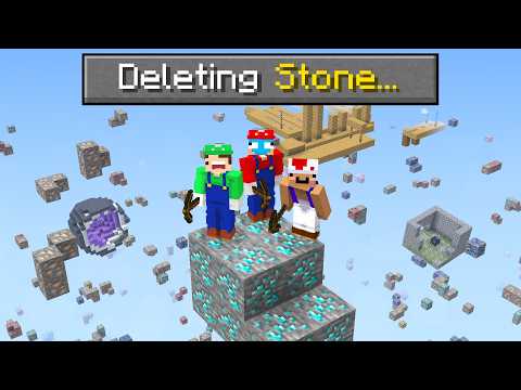 Minecraft, But a Block is Deleted Every Second... thumbnail