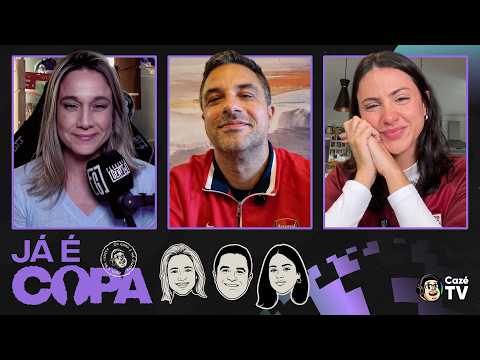NARDINI E VIC LEITE SE EMOCIONAM COM FERNANDA GENTIL ANTES DA COPA! | JÁ É COPA! #2 thumbnail