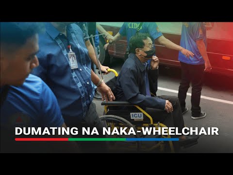 Manuel Bonoan arrives in wheelchair at Sandiganbayan, seeks hospital arrest thumbnail