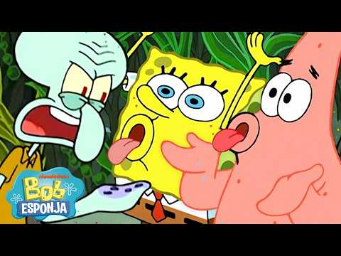 Bob Esponja e Patrick irritam o Lula Molusco por 30 minutos 🤣 | Bob Esponja em Português thumbnail