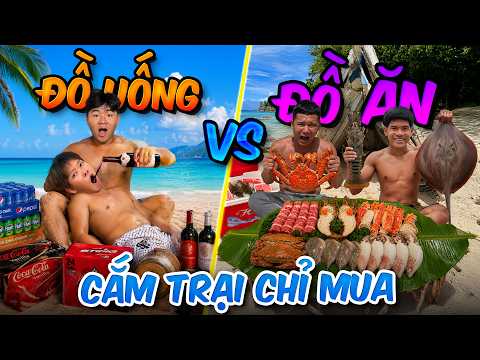 Thử Thách Cắm Trại Chỉ Được Mua Đồ Ăn vs Chỉ Được Mua Đồ Uống vs Chỉ Được Mua Đồ Dùng thumbnail