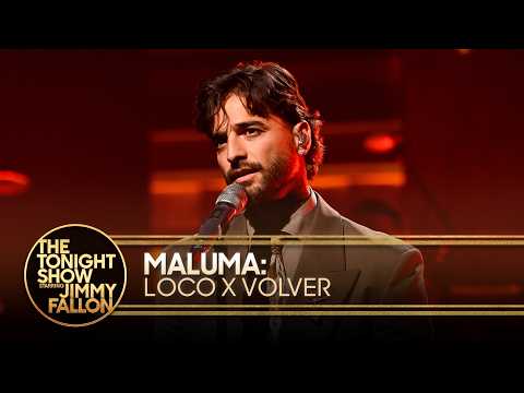 Maluma: Loco x Volver | The Tonight Show Starring Jimmy Fallon thumbnail