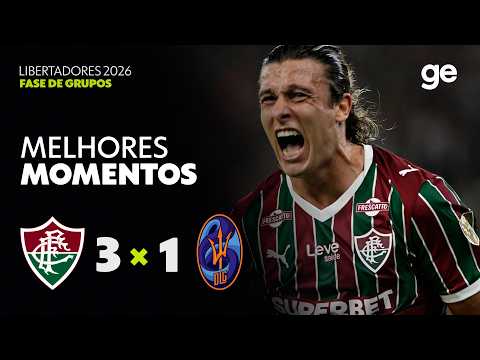 FLUMINENSE 3 X 1 LA GUAIRA | MELHORES MOMENTOS | CONMEBOL LIBERTADORES 2026 | ge.globo thumbnail