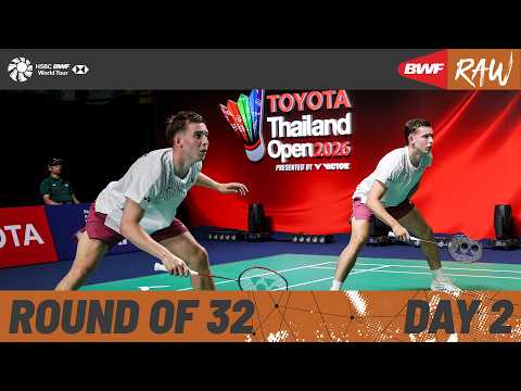 TOYOTA Thailand Open 2026 | Day 2 | Court 3 | Round of 32 thumbnail