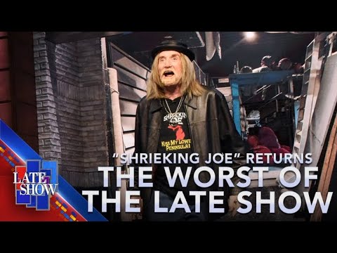 The Late Show's "Shrieking Joe" Makes A Curtain Call thumbnail