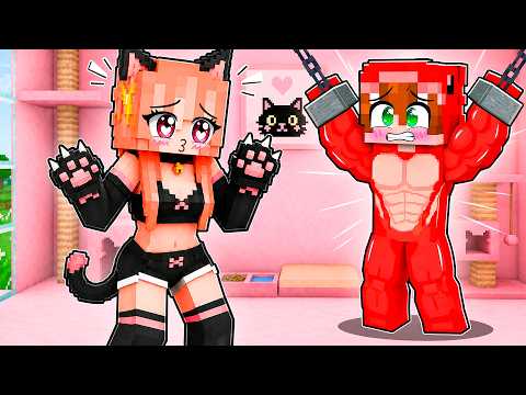 Una CHICA GATO me SECUESTRÓ en Minecraft! thumbnail