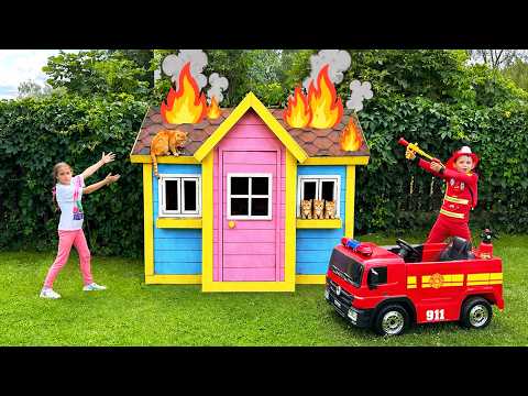 Sofia and Max are saving the kittens! Kids adventures with pets thumbnail