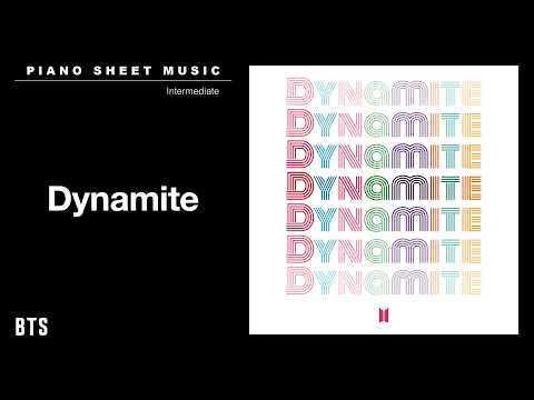PIANO SHEET MUSIC : BTS (방탄소년단) ‘Dynamite’ | Intermediate thumbnail