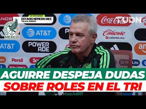 Aguirre despeja dudas antes del Mundial 🇲🇽 El Vasco aclara los roles en el Tri | Tricolor al Día thumbnail