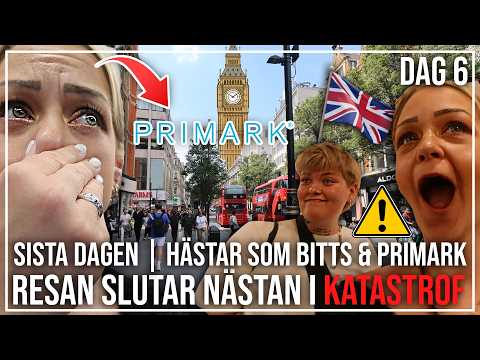LONDON DAG 6 | SISTA DAGEN & den slutar nästan i KATASTROF!!! thumbnail