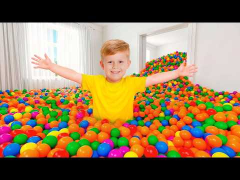 Oliver and Mom Colored Balls Everywhere thumbnail