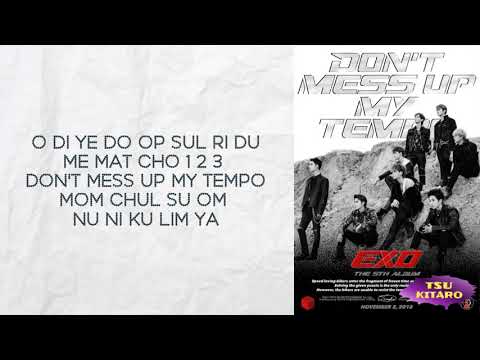 EXO - TEMPO (템포) LYRICS (EASY LYRICS) thumbnail