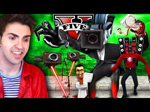 *ME ENFRENTO con TODOS LOS SKIBIDI TOILET* ??? (GTA 5 Mods) thumbnail