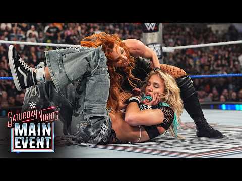 Sol Ruca DEFEATS Becky Lynch by Disqualification: Saturday Night's Main Event highlights thumbnail