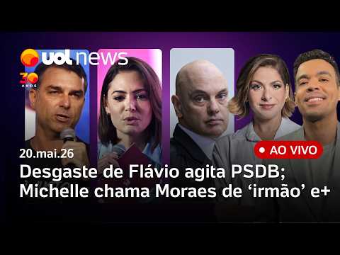 Flávio Bolsonaro agita PSDB; STF intima Mario Frias pela 4ª vez; Michelle chama Moraes de 'irmão' e+ thumbnail