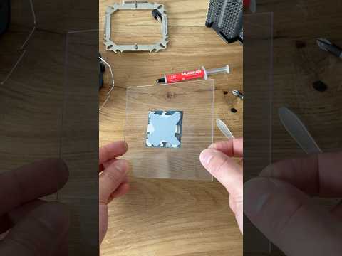 Test past termoprzewodzących, który nie ma sensu? ?#ithardware #test thumbnail