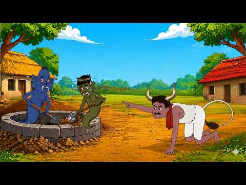 Bhuter Mallik Buddhuram || বুদ্ধু যখন গরু 😂|| Bangla Funny Horror || Ssoftoons thumbnail
