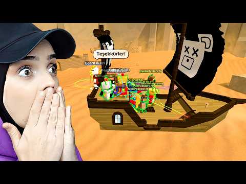SÜPER AYI CANLAR BİRLİKTE ÇÖLDE GEMİ SÜRDÜK! 😱⚓ thumbnail