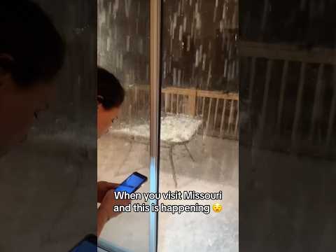 That hailstorm was insane ?❄️#hail #hailstorm #weather #badweather #foryou thumbnail