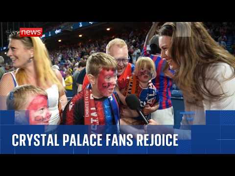 Crystal Palace fans jubilant at UEFA Conference League win thumbnail