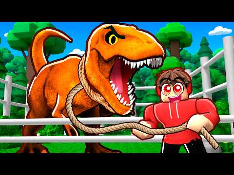 I Opened a DINOSAUR ZOO in Roblox.. thumbnail