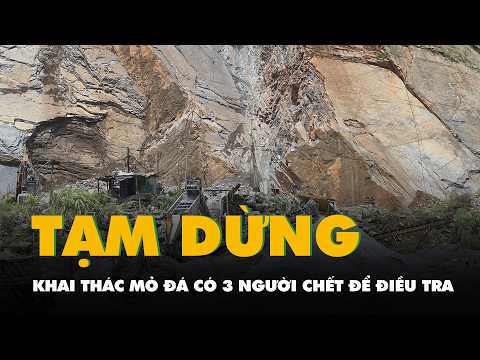 Tạm dừng khai thác tại mỏ đá có 3 người chết ở Thanh Hóa, khẩn trương điều tra vụ việc thumbnail
