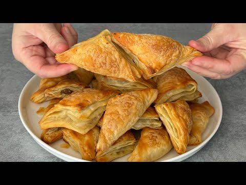 NENEMİN TARİFİYLE❗ SADECE 2 BEZE İLE 60 KATLI İNANILMAZ LEZZETLİ VE KOLAY BÖREK thumbnail